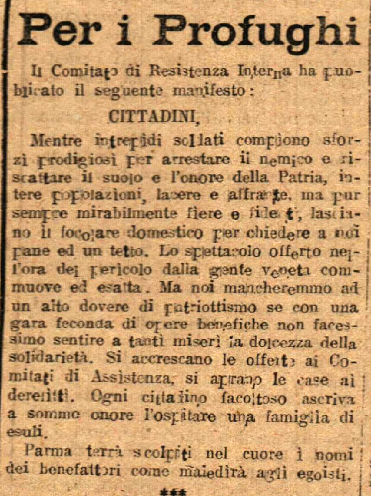 Gazzetta di Parma – 15 novembre 1917